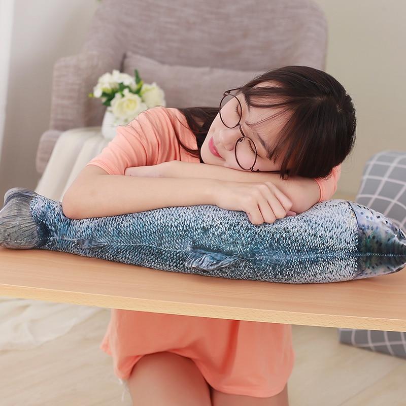 Salmon Fish Soft Stuffed Plush Pillow Toy