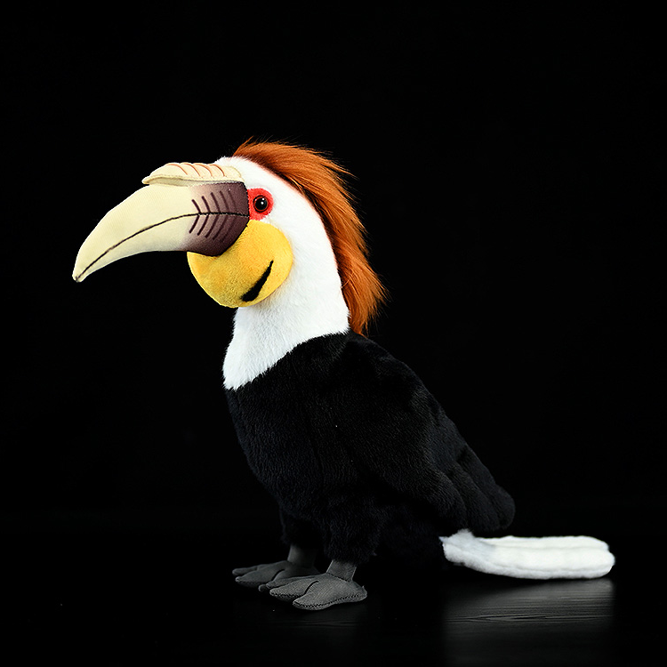 Wreathed Hornbill Bird Soft Stuffed Plush Toy