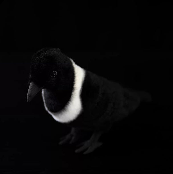 Collared Crow Soft Stuffed Plush Toy
