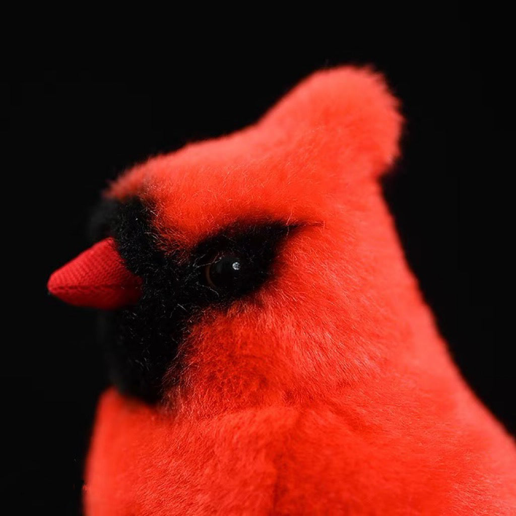 Northern Cardinal Bird Soft Stuffed Plush Toy