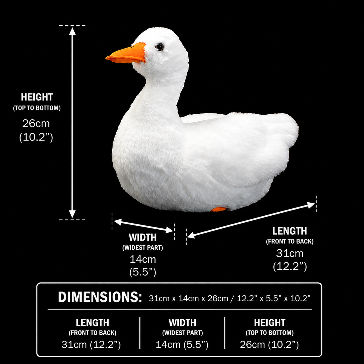Měkká plyšová hračka Call Duck Bird