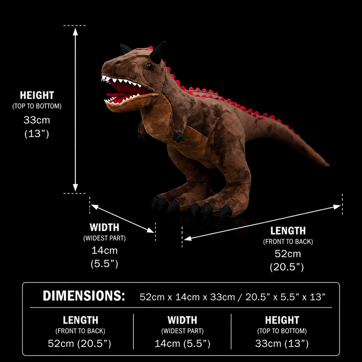Ankylosaurus Dinosaurus Měkká plyšová hračka