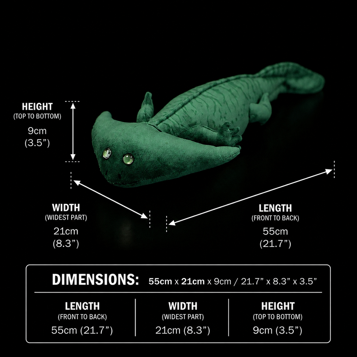 Weiches Plüschtier Diplocaulus