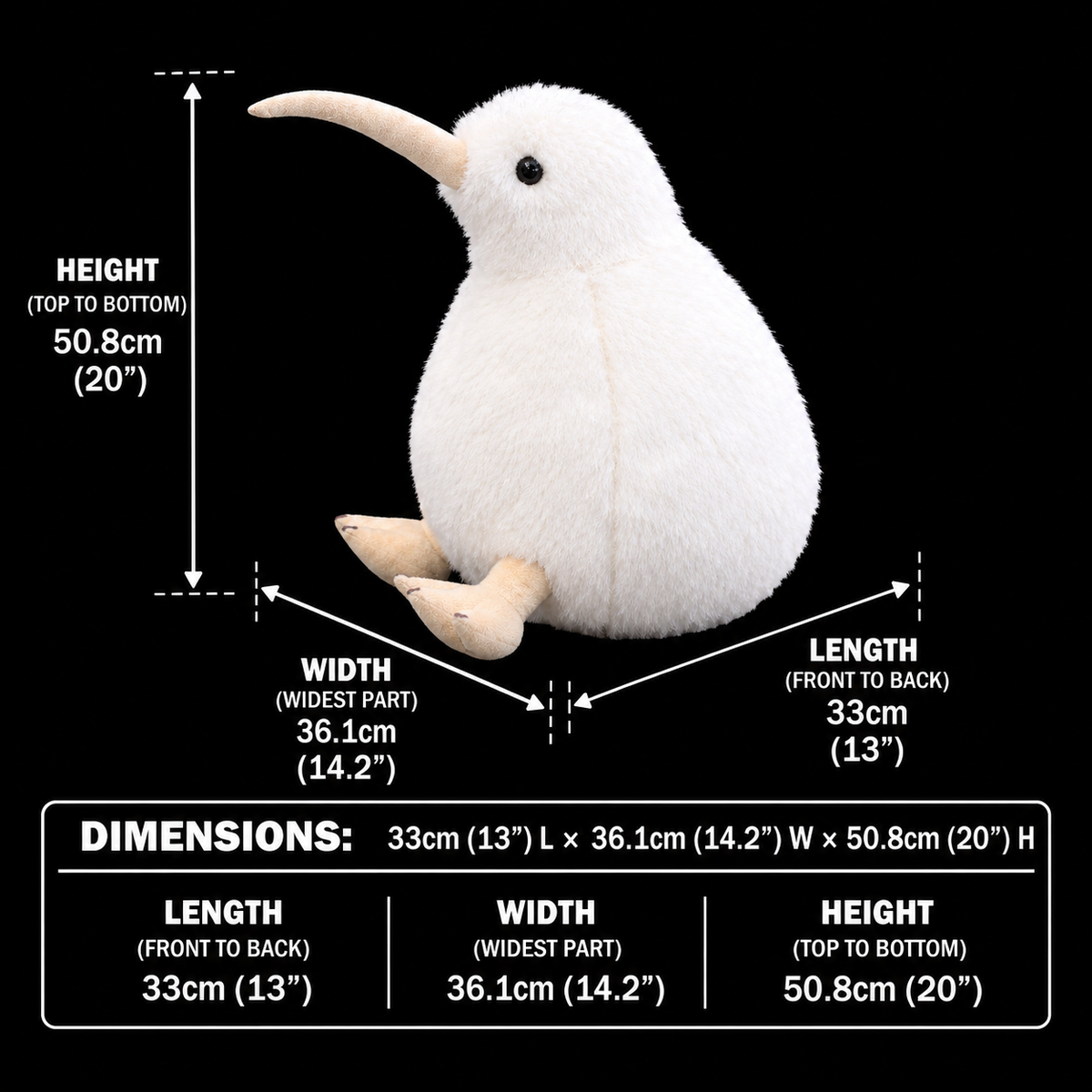 Kiwi Soft Stuffed Plush Toy