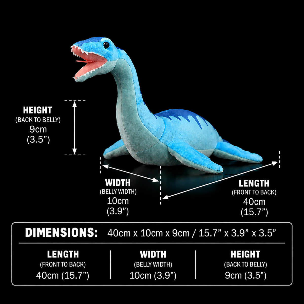 Weiches Plüschtier Plesiosaurus
