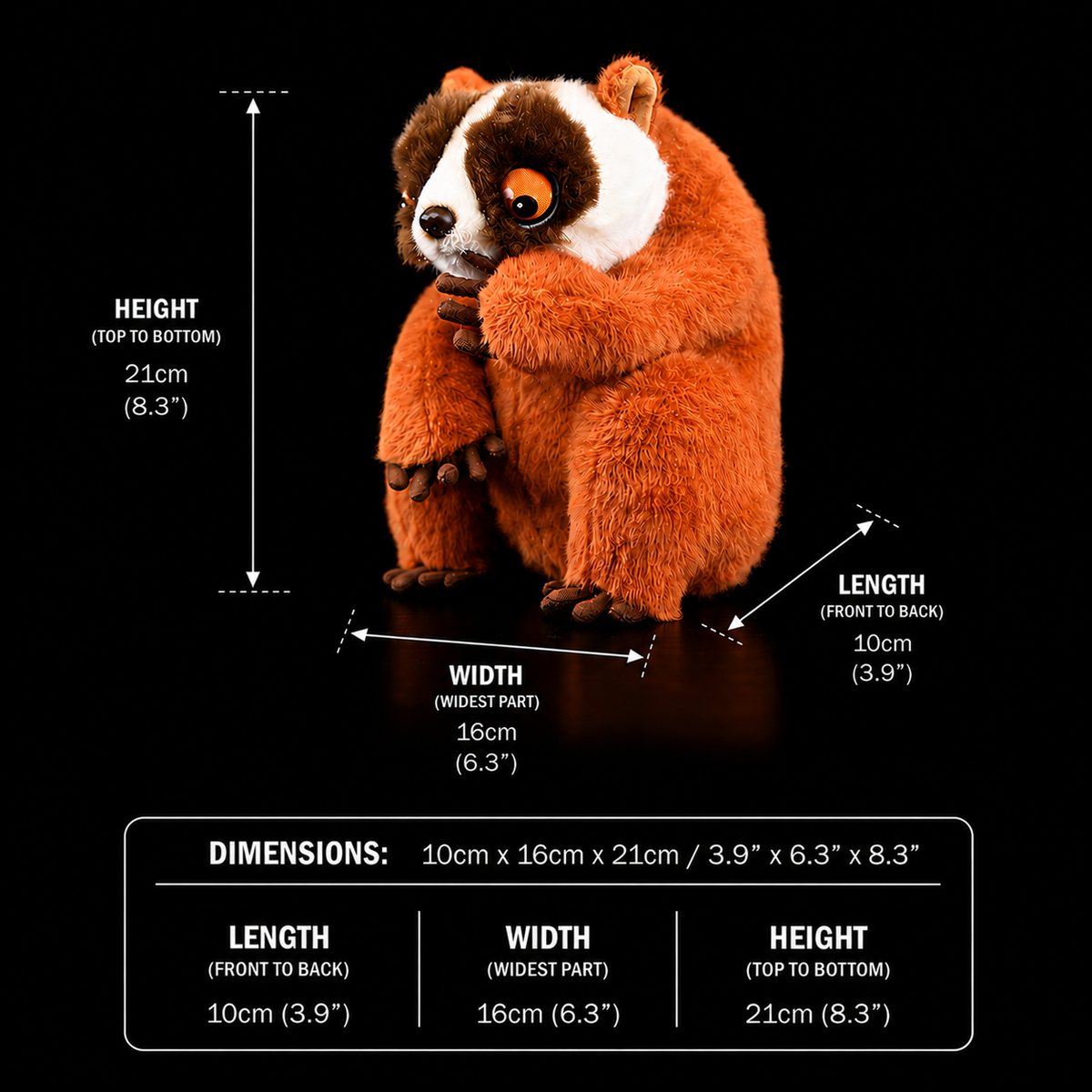 Slow Loris Soft Stuffed Plush Toy