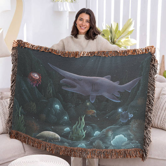 Abyssal Seas Midnight Gathering Blanket