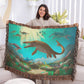 Lords of the Ancient Seas Prehistoric Predator Blanket