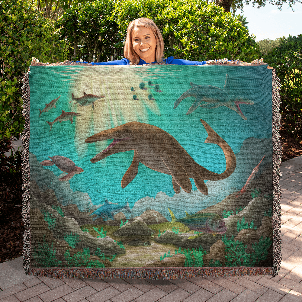 Lords of the Ancient Seas Prehistoric Predator Blanket