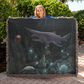 Abyssal Seas Midnight Gathering Blanket