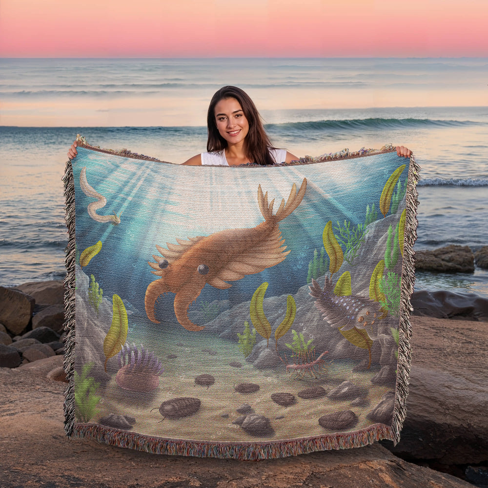 Cambrian Seas Tidal Pool Gathering Blanket