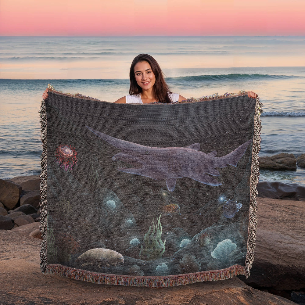 Abyssal Seas Midnight Gathering Blanket