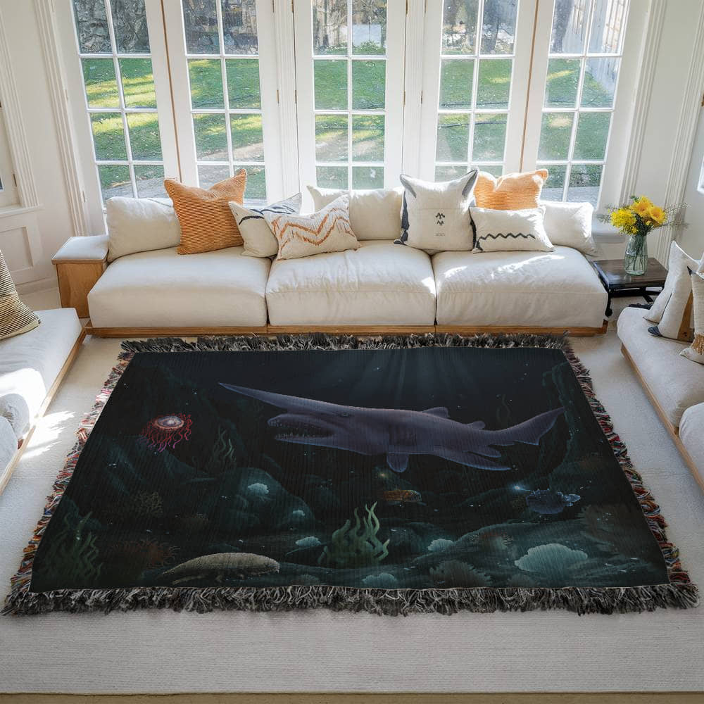 Abyssal Seas Midnight Gathering Blanket