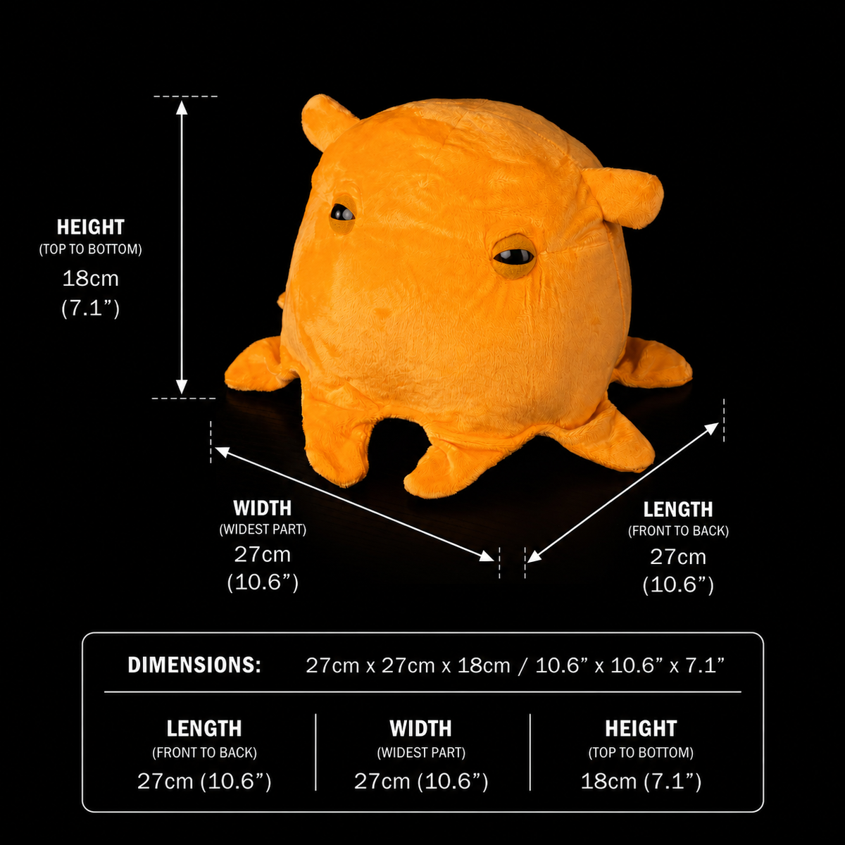 Dumbo Octopus Soft Stuffed Plush Toy