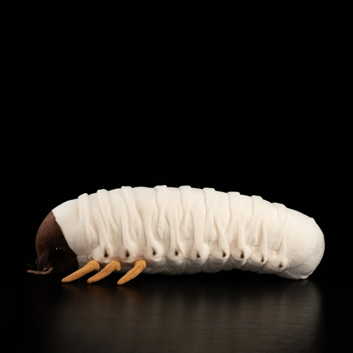 White Grub Soft Stuffed Plush Toy