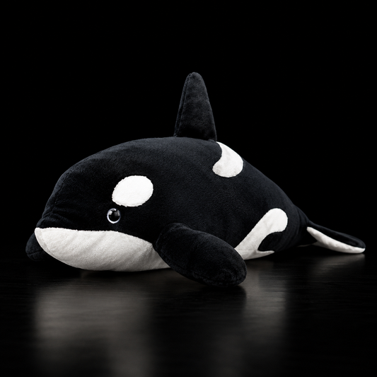 Peluche morbido a forma di orca assassina