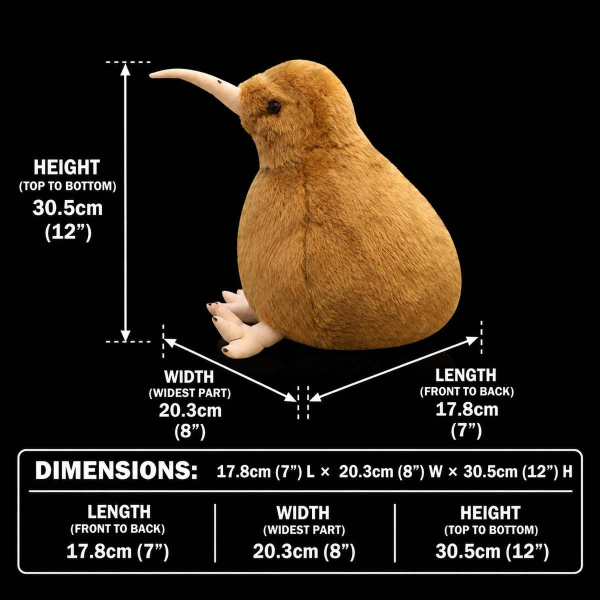 Kiwi Soft Stuffed Plush Toy